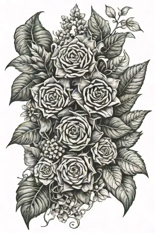 plants industry  tattoo design idea