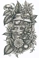 plants industry  tattoo design idea