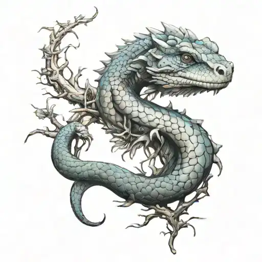 ouroborora tat tvam asi tattoo design idea
