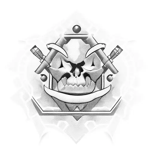 text sweet poison in cyber tribal style tattoo design idea