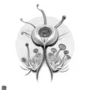 Venus flytrap tattoo design idea