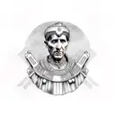 julius caesar tattoo design idea