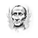 julius caesar tattoo design idea