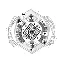 recovery of gambling addiction tattoo design idea