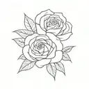 Iyla rose tattoo design idea