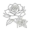 Iyla rose tattoo design idea