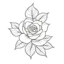 Iyla rose tattoo design idea