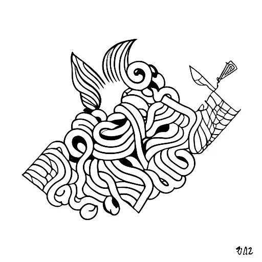 "Kauze" with Birthday 07/10/23 tattoo design idea