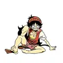 Monkey D Luffy tattoo design idea