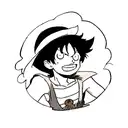 Monkey D Luffy tattoo design idea