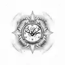 Ankh Symbol,rose,lion,butterfly, scared heart,clock tattoo design idea