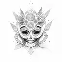 mulher indio tattoo design idea