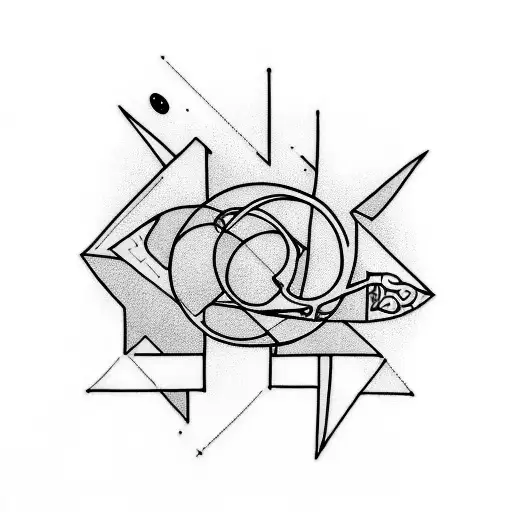 trombone tattoo design idea