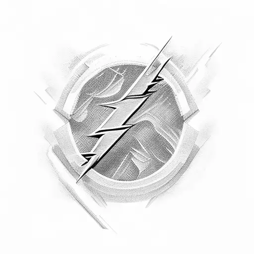 flash icon tattoo design idea