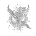 flash icon tattoo design idea