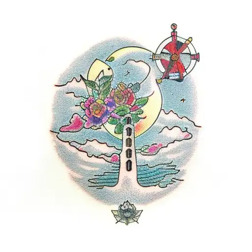 willow tree tattoo design idea