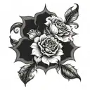 leather tooling  tattoo design idea
