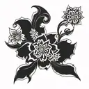 leather tooling  tattoo design idea