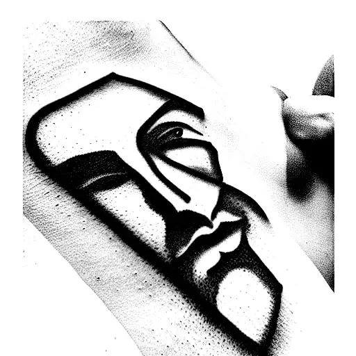 self made man sculpture  tattoo design idea