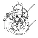 the creation of adam, tig welding tattoo design idea