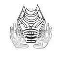 two hands tig welding tattoo design idea