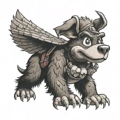 Banjo Kazooie tattoo design idea