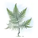 Fern Tree tattoo design idea