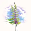 Fern Tree tattoo design idea