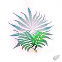 Fern Tree tattoo design idea