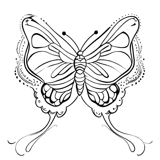butterfly effect tattoo design idea