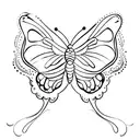 butterfly effect tattoo design idea