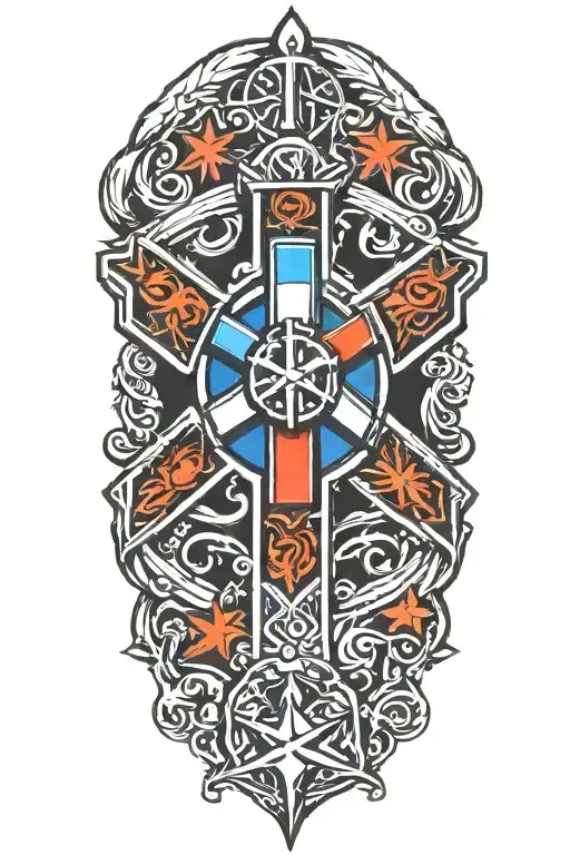 emt star of life tattoo design idea
