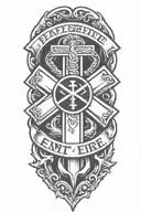emt star of life tattoo design idea