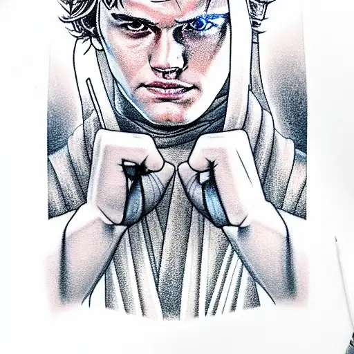 anakin skywalker tattoo design idea