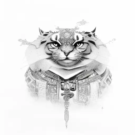 mysterious tattoo design idea