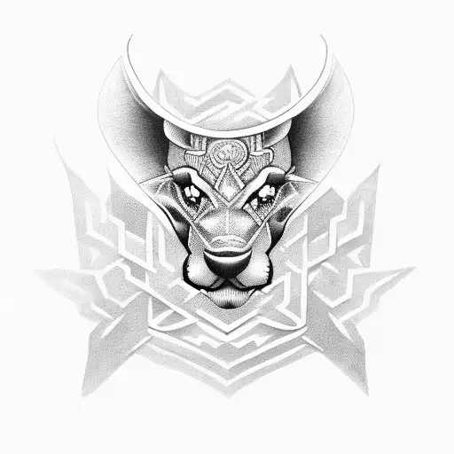 mysterious tattoo design idea