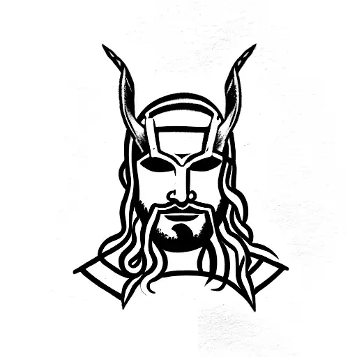 Thor tattoo design idea