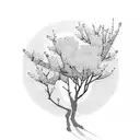 Cherry Blossom tattoo design idea