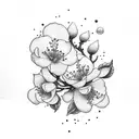 Cherry Blossom tattoo design idea