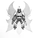destiny 2 ghost tattoo design idea