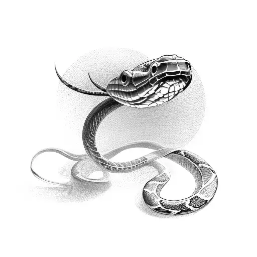 Snake tattoo design idea