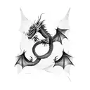 Dragon tattoo design idea