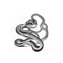 Snake tattoo design idea