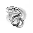Snake tattoo design idea