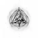 Deathly Hallows with always tattoo design idea