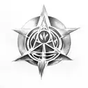 Deathly Hallows with always tattoo design idea