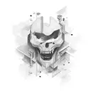 "Remember" word with the design that past is disappeared and future is coming tattoo design idea