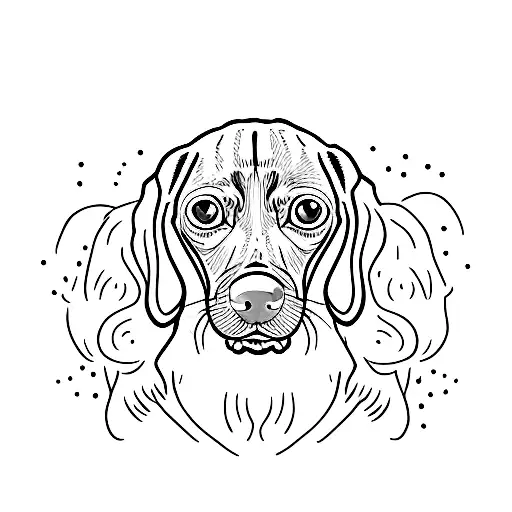 hungarian vizsla tattoo design idea