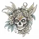 A student in Rome tattoo design idea