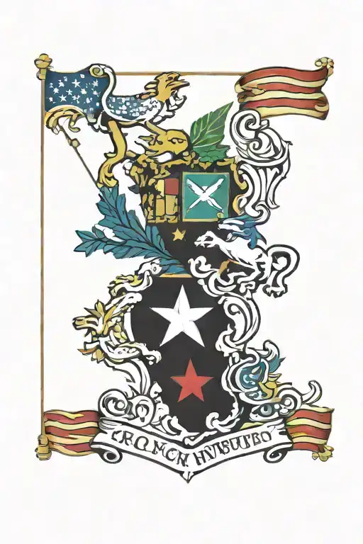 guilford uk,  north carolina flag, Dallas texas flag, Norwich University, graphic design tattoo design idea